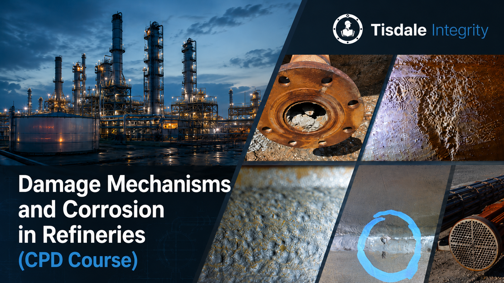 Damage Mechanisms and Corrosion in Refineries (8 CPD hours)