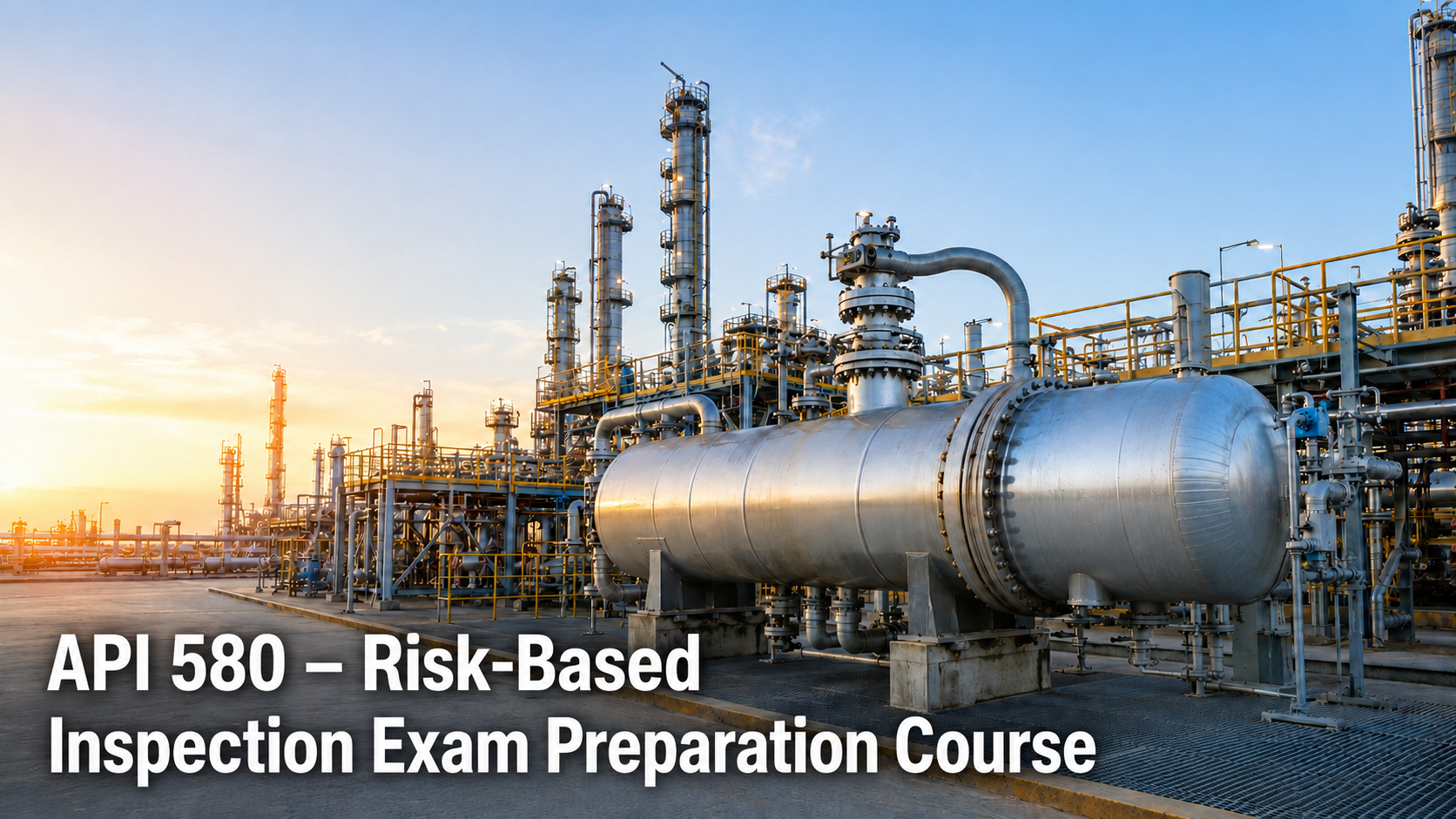 API 580 - Risk Based Inspection (Exam Preparation Course)